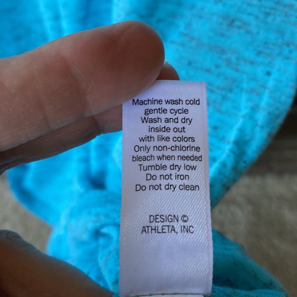 Athleta crossroads tank- turquoise- medium - Picture 4 of 8
